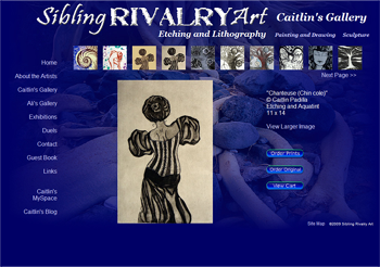 Sibling Rivalry Art - Caitlin's Etching and Lithography Gallery